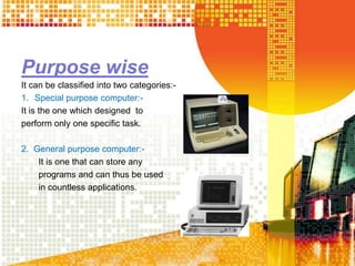 Types of Computer | PPTX | Computing | Technology & Computing