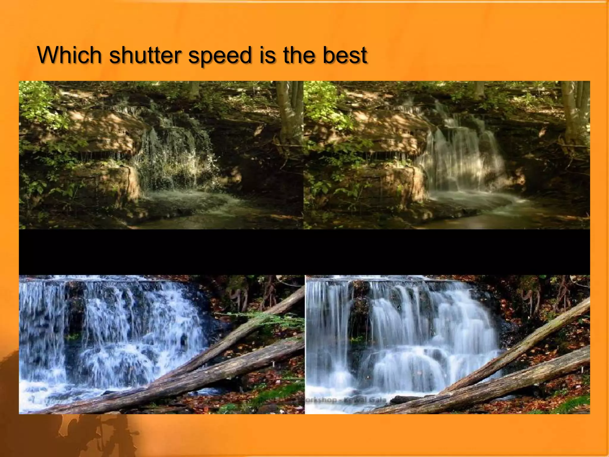 Which shutter speed is the best
 