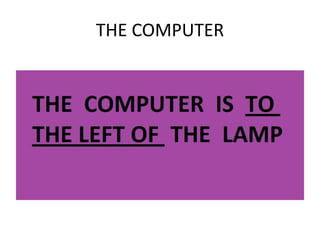 THE COMPUTER 
