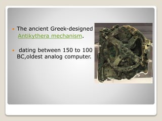 First Computer Greek Computer | PPTX