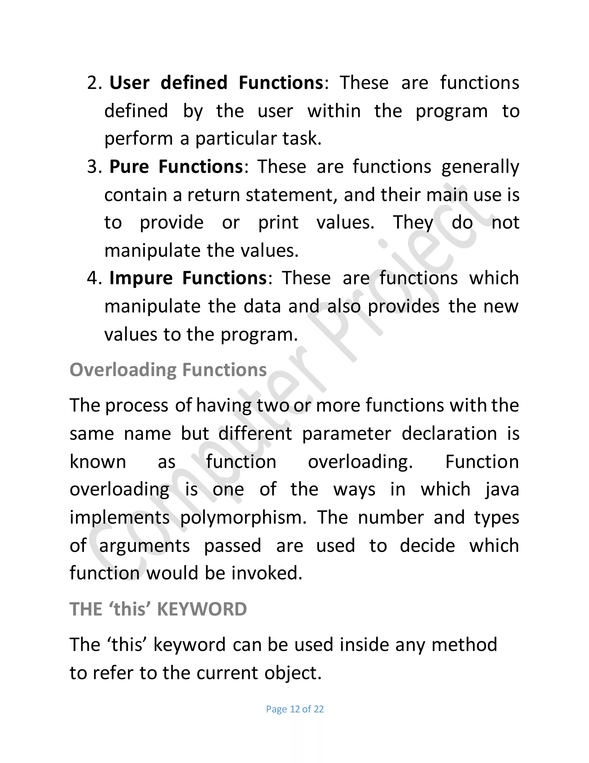 Basics of Java | PDF