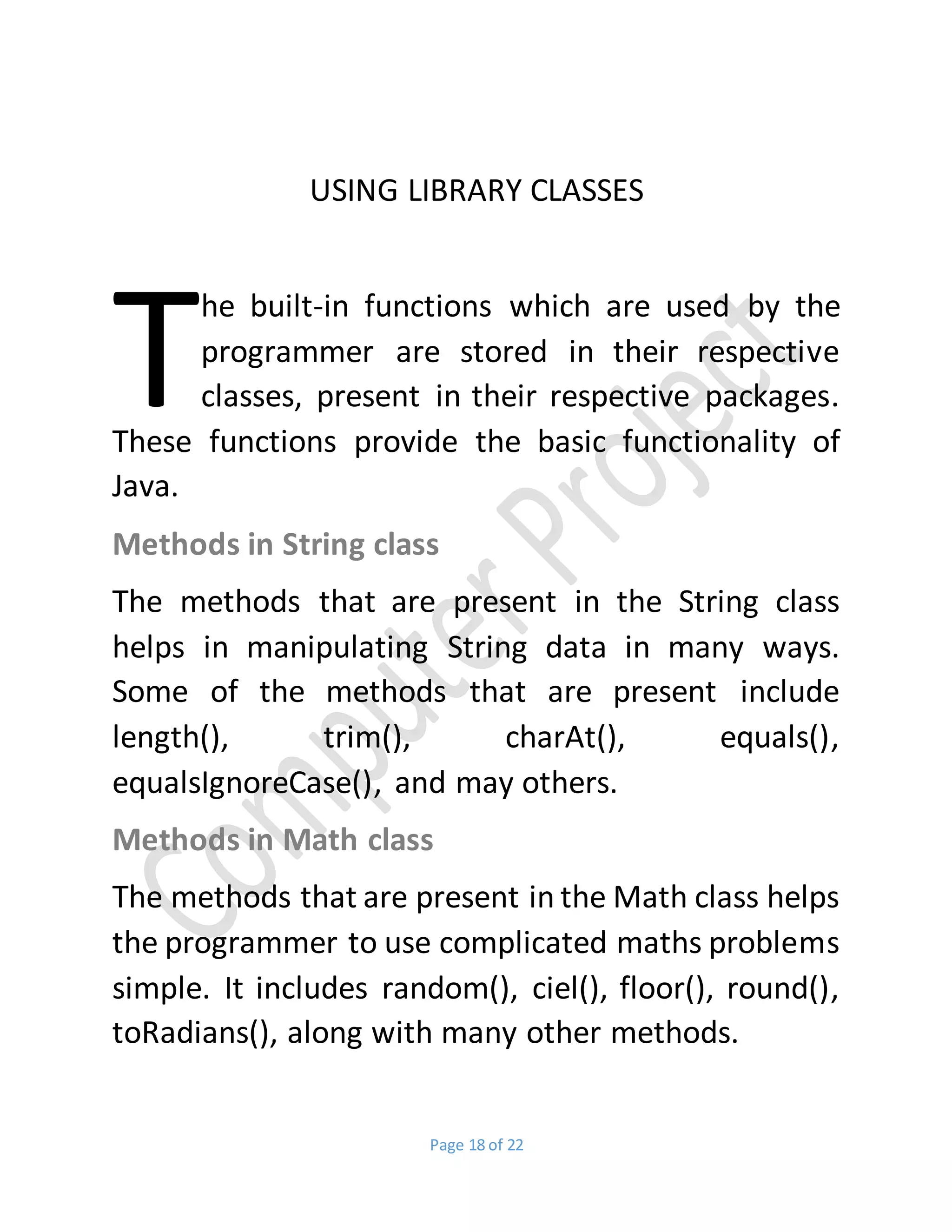 Basics of Java | PDF