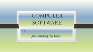 Computer Software | PPT