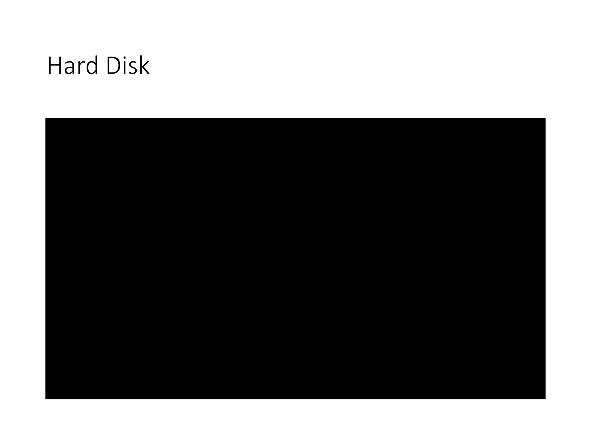 Hard Disk
 