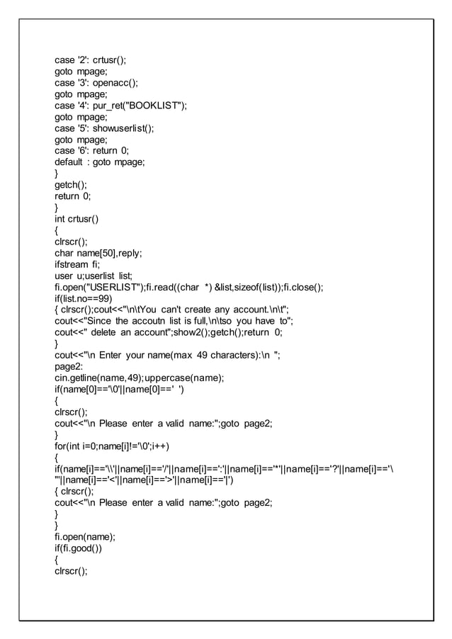 Computer Science investigatory project class 12 | PDF