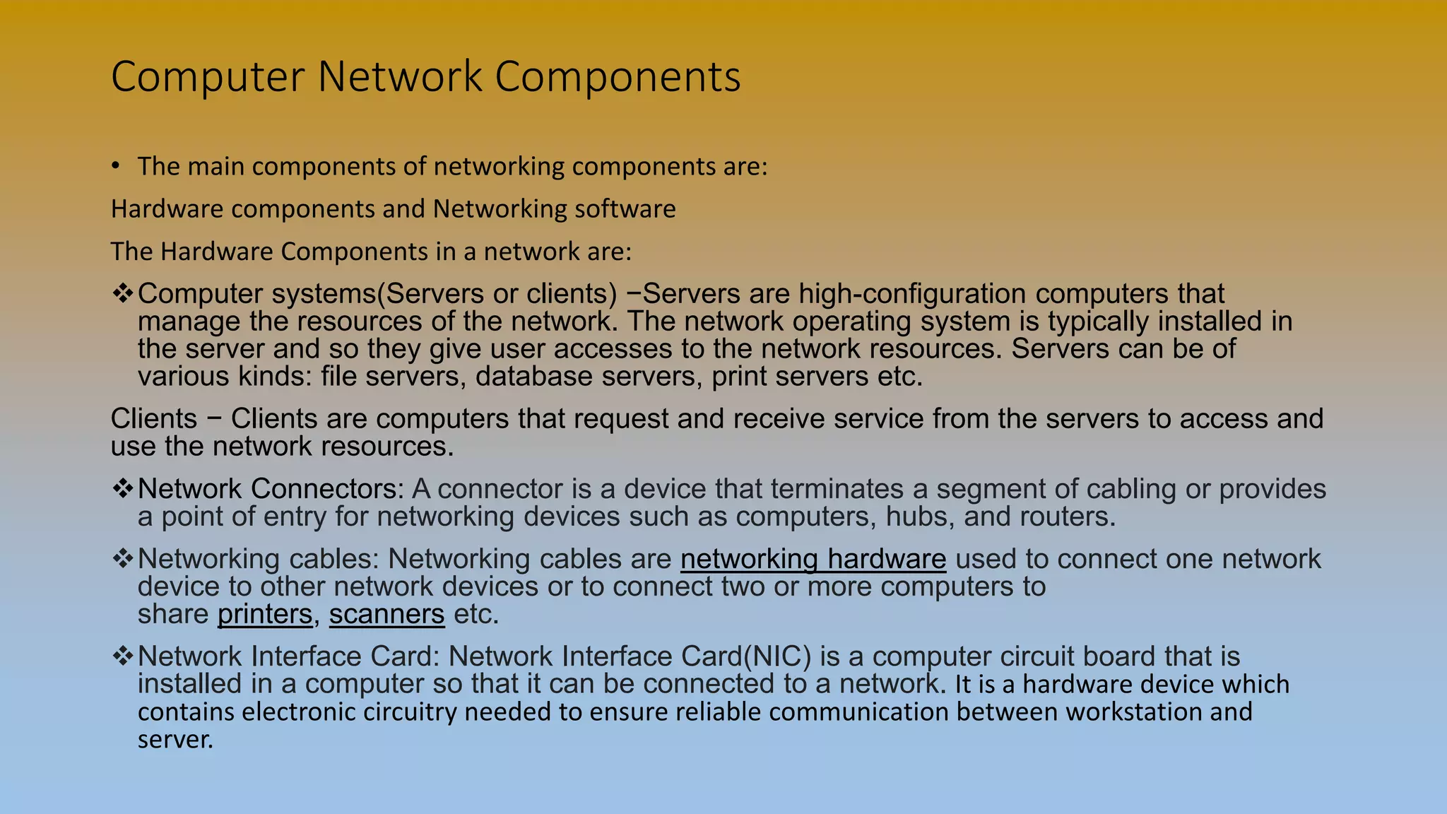 Networking Terminology | PDF | Computer Networking | Computing