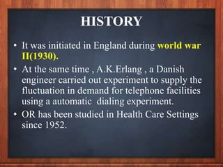 Operations Research | PPTX