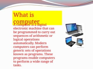 computer RELATED PRESENTATION FOR EDUCATION | PPTX | Computing ...