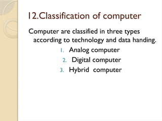 COMPUTER PROJECT for students of class 8pptx | PPTX