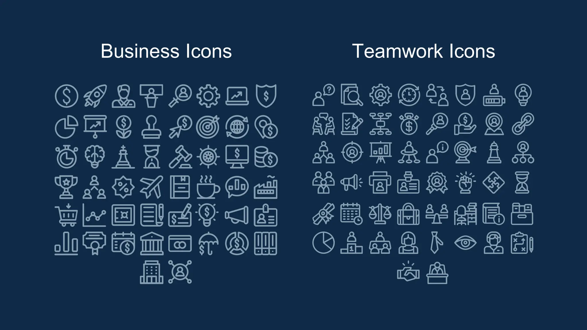 Business Icons Teamwork Icons
 
