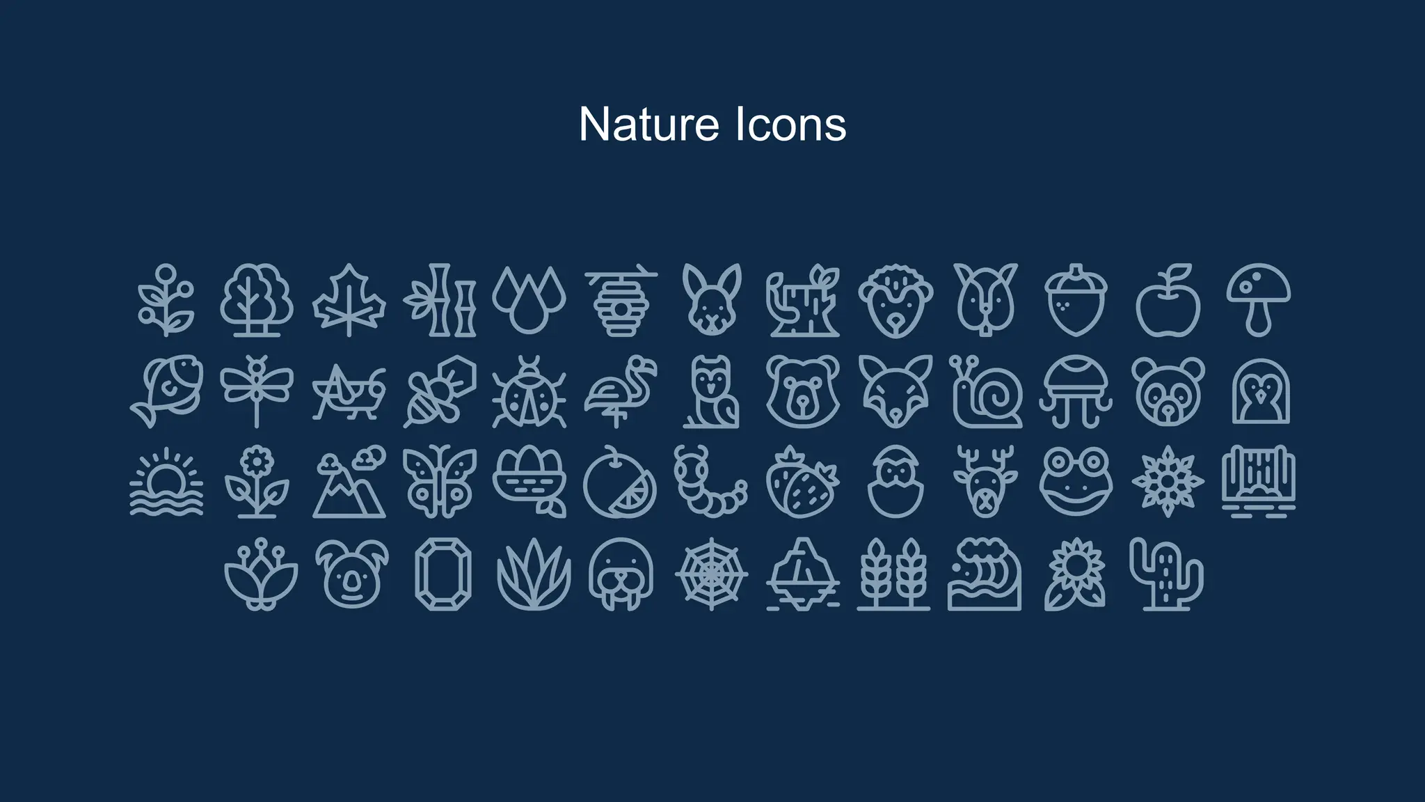 Nature Icons
 