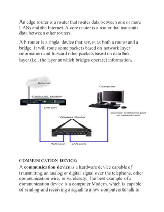 Packet Reception By The Router Computer communication | DOCX
