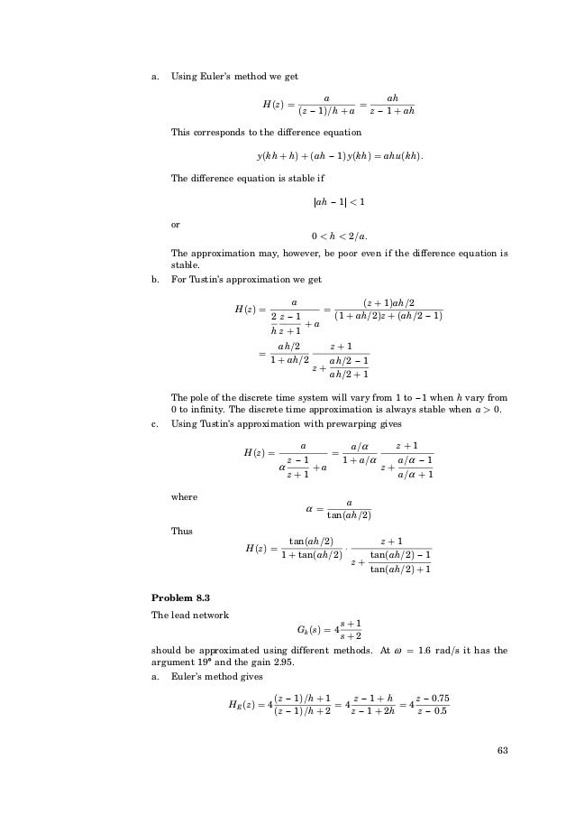 feedback systems astrom murray solutions manual feedback systems astrom murray solutions manual