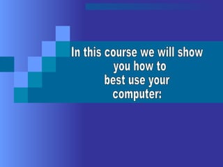 Computer Course | PPS