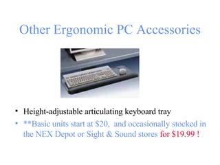 Computer Ergonomics | PPT