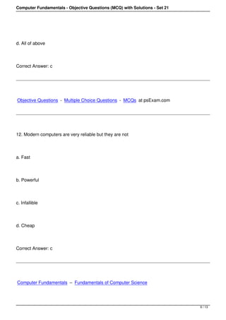 Computer fundamentals-2 | PDF