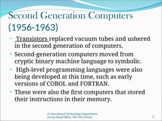Computer generation presentation contain around 10 slides | PPT