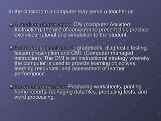 Computer Literacy For Teacher | PPT
