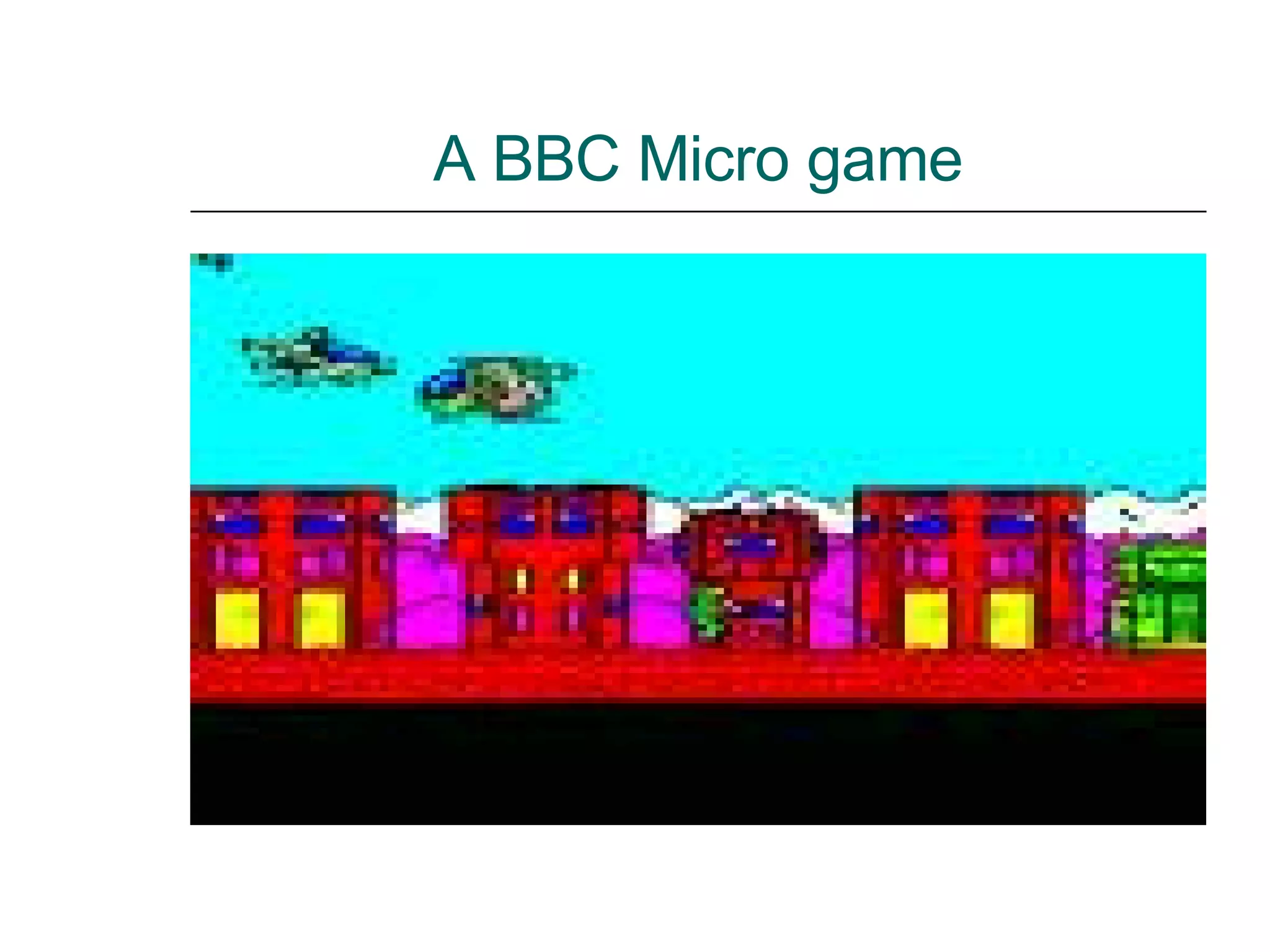 A BBC Micro game 