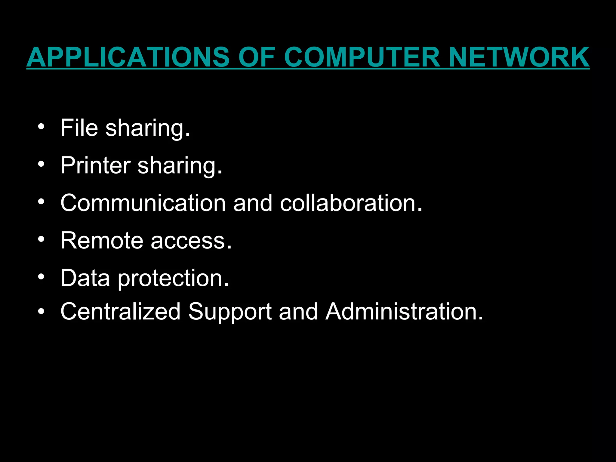 Computer network ppt | PPT | Computer Networking | Computing
