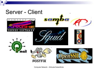 Server - Client




           Computer Network – Sritrusta Sukaridhoto
 