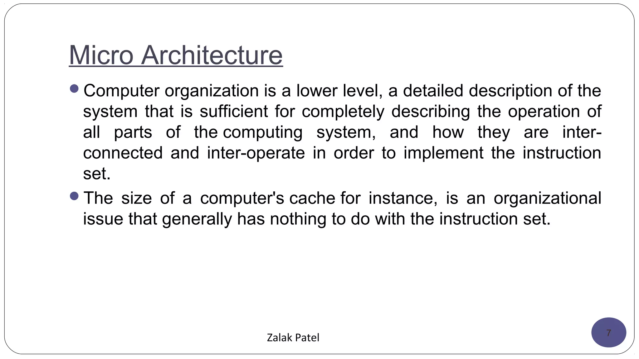 Computer organization and architecture | PPT
