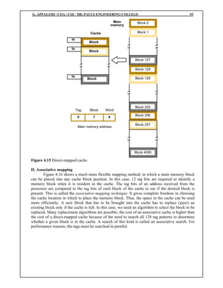 the mapping of arrays a, b, and c onto partitioned... Computer organization-and-architecture-questions-and-answers | PDF