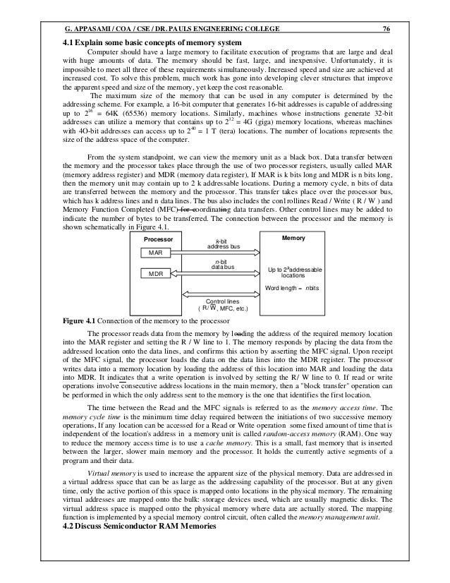 Computer organizationandarchitecturequestionsandanswers