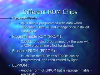 Masked Rom Implementation computer-organization2-292883412 (1).ppt