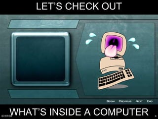 WHAT’S INSIDE A COMPUTER LET’S CHECK OUT 