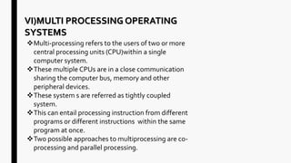 Computer operating system and network model | PPT