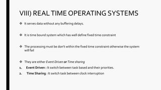 Computer operating system and network model | PPTX