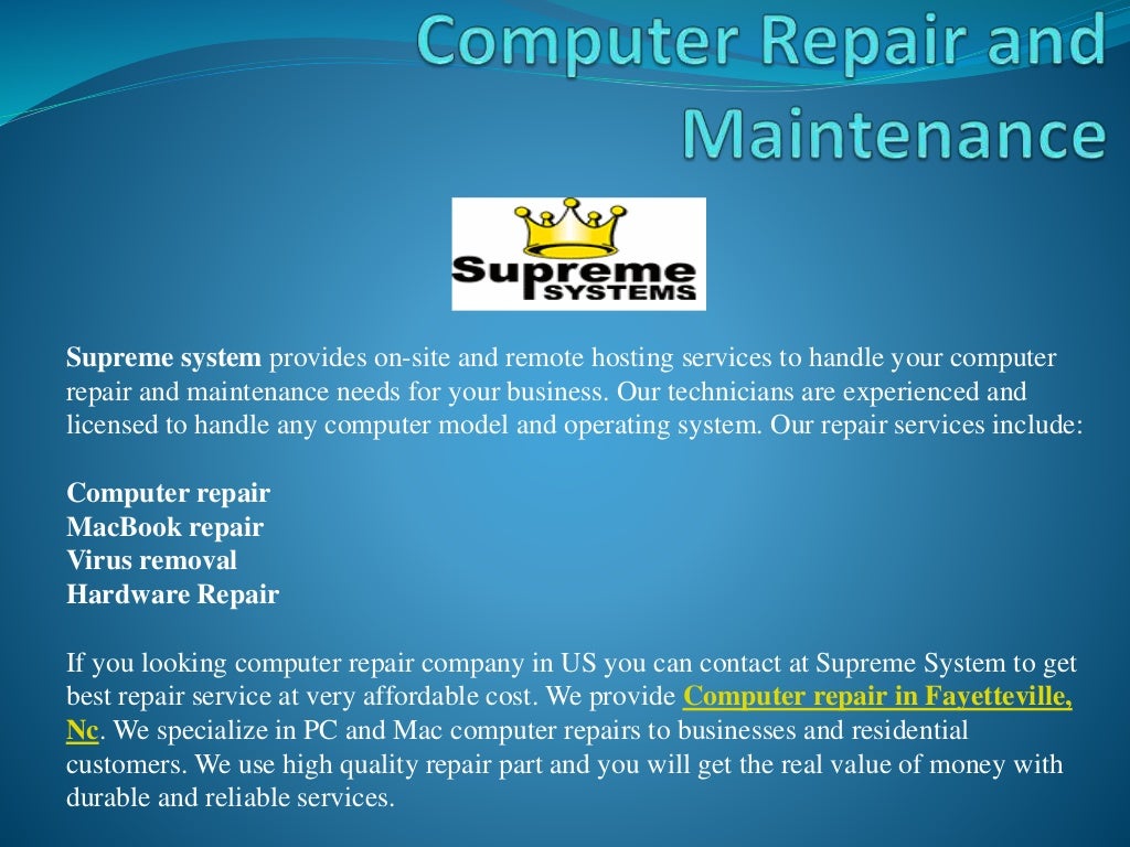 computer repair in Fayetteville, NC | web design in Fayetteville,NC