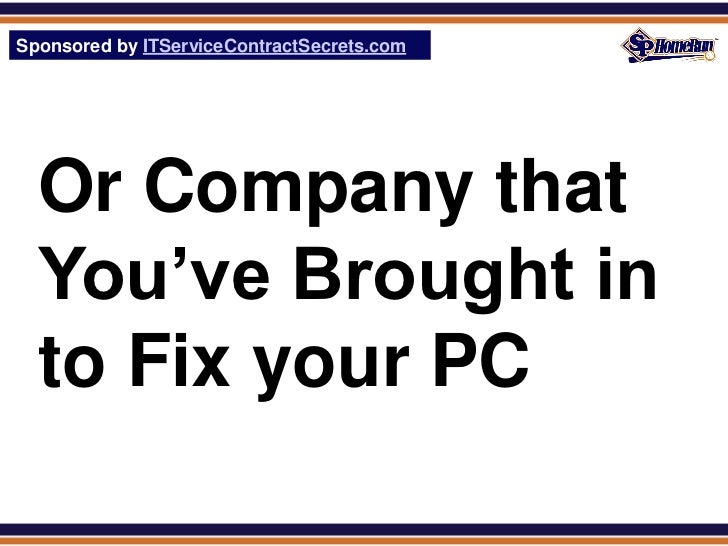 Computer Repair Agreement (Glossary Definition) (Slides)