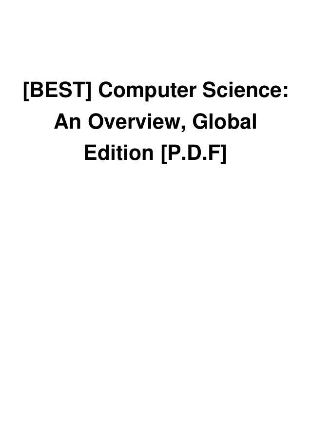  best computer science an overview global edition p d f 