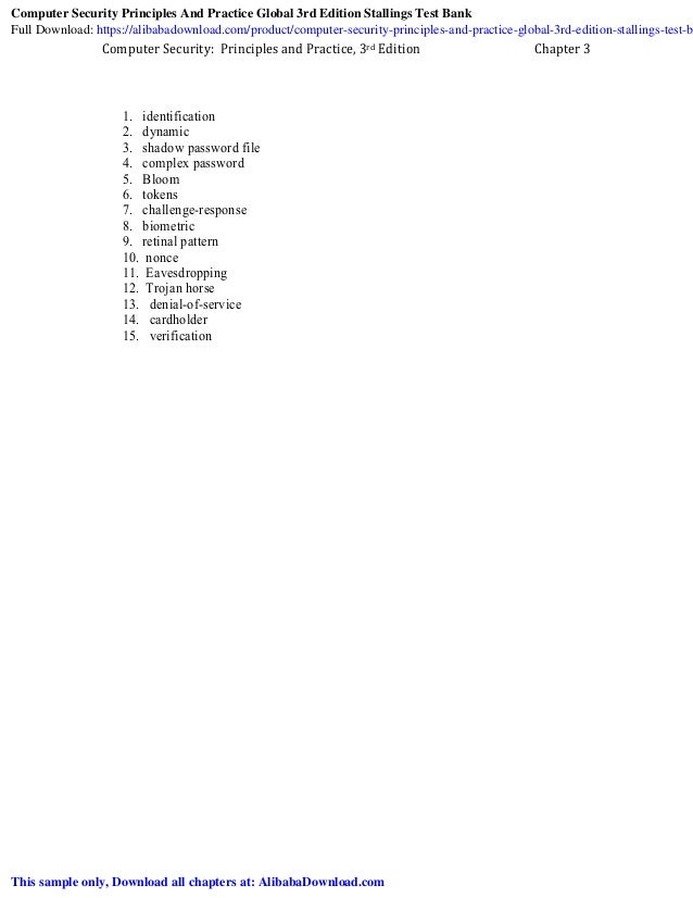 Computer Security Principles And Practice Global 3rd ...