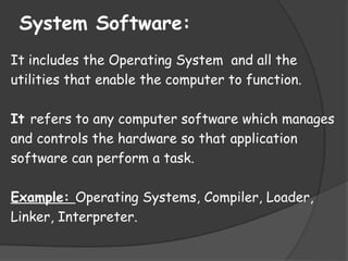 Computer-Software for the use in real world life... | PPT