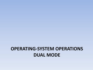 Dual Operating Computer system architecture | PPTX