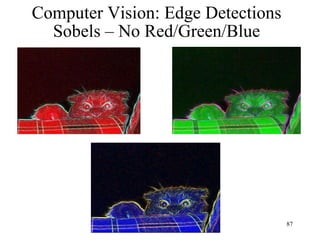 Computer Vision: Edge Detections Sobels – No Red/Green/Blue 