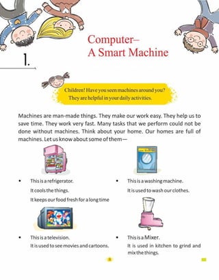 Computer technology-1 CLASS - FIRST | PDF