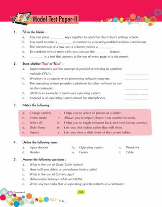 Computer technology-6 CLASS - SIX