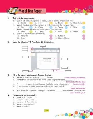 Computer technology-6 CLASS - SIX