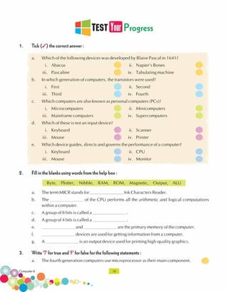 Computer technology-6 CLASS - SIX