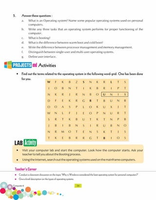 Computer technology-6 CLASS - SIX