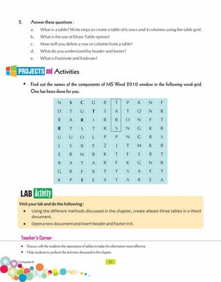 Computer technology-6 CLASS - SIX