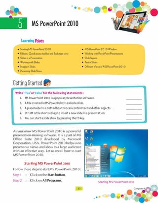 Computer technology-6 CLASS - SIX