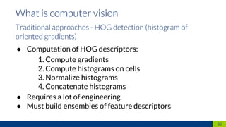 Computer Vision – From traditional approaches to deep neural networks | PDF