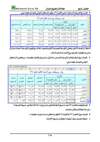 MICROSOFT EXCEL XP                               
               I9 ♦




    
                                              

     ♦
                                                                    





        B9 ♦
                                                                    

                        I9H9  ♦
                                           ‫ﺣﻔﻆ‬ ♦




                                             
 