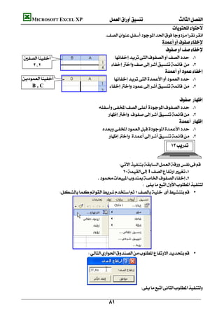         MICROSOFT EXCEL XP  
                                                                                                  
                                                       
                                                                                            
                                                                                              
                                                   
                                                         
                                                                                              
                                               
         B,C                                                 
                                                                                                                      
                                                                                                       
                                                      
                                                           
                                                                                                       
                                                       
                                                          
                                                                                                    


                                                    
                                                      1
                                         
                                                                 
                          •




                                
                                                •




                                          
                                                                              

                                                           
 