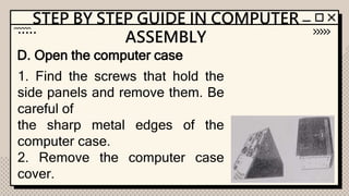 Openning Computer System Unit Computer 10 Other Parts of the Internal System Unit | PPTX